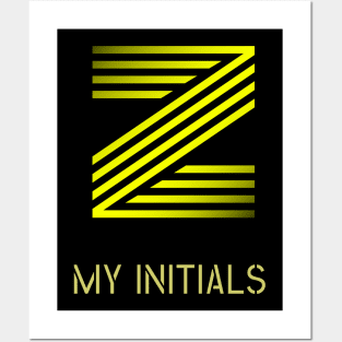 Letter Z Initials Unique Name T-Shirt Posters and Art